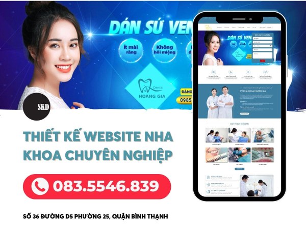 Thiết kế website nha khoa chuyên nghiệp - SKD Group
