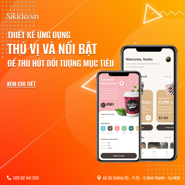 Thiết kế ứng dụng thú vị và nổi bật để thu hút đối tượng mục tiêu