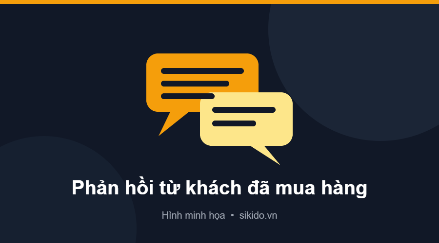 Phản hồi của khách hàng đã mua hàng