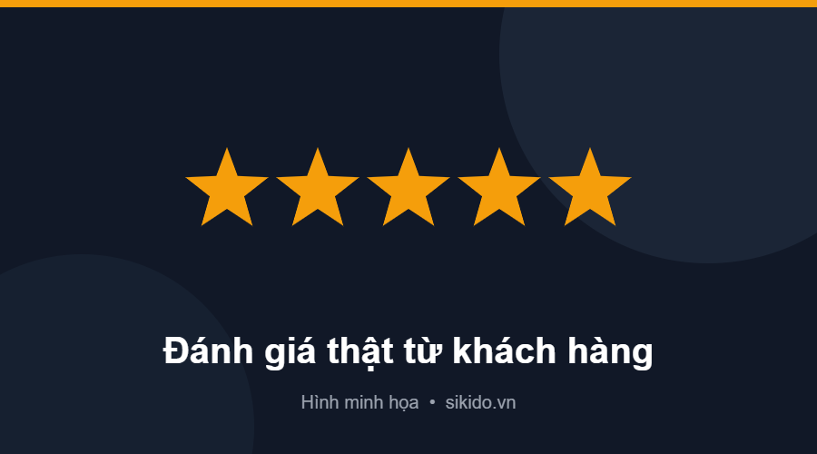 Đánh giá thật từ khách hàng trên website