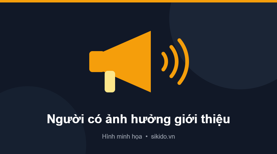 Người có ảnh hưởng giới thiệu sản phẩm